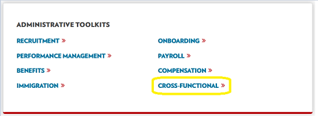 Cross-Functional Toolkit for HR Professionals